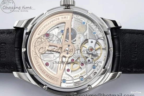 MIROTIME 0323 Bold Portugieser Perpetual Calendar SS 5033 APSF 1:1 Best Edition Blue Dial on Black Leather Strap A52610 Clone 7041